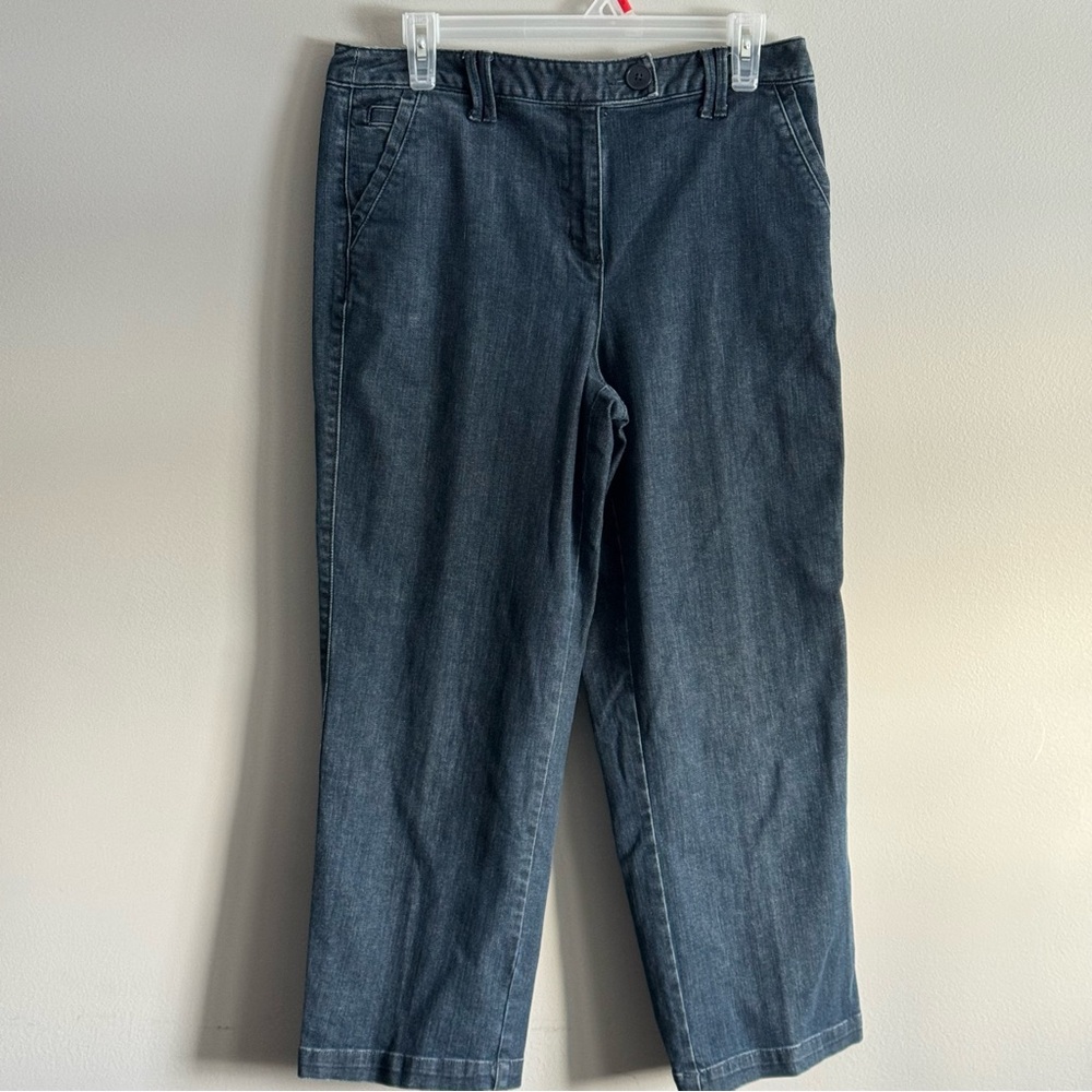 Talbots Classic Mid Rise Ankle Blue Jeans Women’s Size 10
